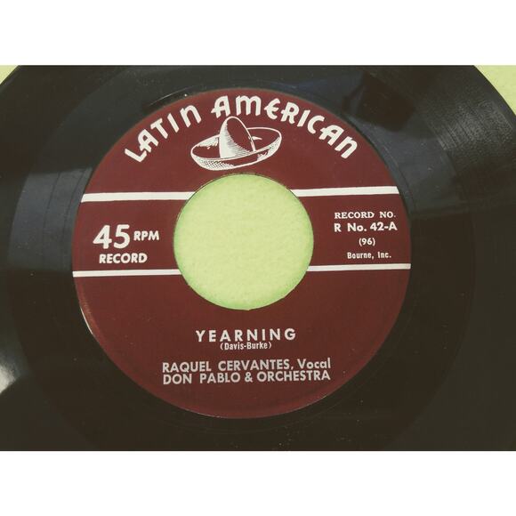 Don Pablo / Raquel Cervantes - Yearning - 45rpm Vinyl‎ Record Single - Picture 9 of 10